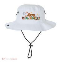 Funny Thanksmas Merry Thanksmas Thanksgiving Christmas Bucket Hat thumb 0