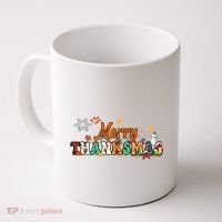 Funny Thanksmas Merry Thanksmas Thanksgiving Christmas Coffee Mug thumb 0