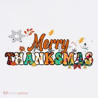 Funny Thanksmas Merry Thanksmas Thanksgiving Christmas Women's Hoodie thumb 2