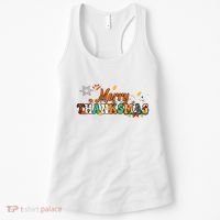 Funny Thanksmas Merry Thanksmas Thanksgiving Christmas Women's Tank Top thumb 0