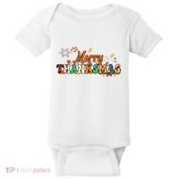 Funny Thanksmas Merry Thanksmas Thanksgiving Christmas Baby Bodysuit thumb 0
