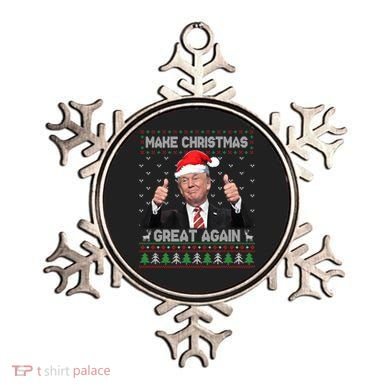 Funny Trump Make Christmas Great Again Ugly Sweater Xmas Meaningful Gift Ornament