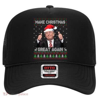 Funny Trump Make Christmas Great Again Ugly Sweater Xmas Meaningful Gift Hat