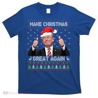 Funny Trump Make Christmas Great Again Ugly Sweater Xmas Meaningful Gift T-Shirt thumb 0