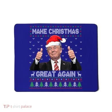 Funny Trump Make Christmas Great Again Ugly Sweater Xmas Meaningful Gift Mousepad