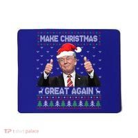 Funny Trump Make Christmas Great Again Ugly Sweater Xmas Meaningful Gift Mousepad thumb 0
