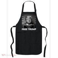 Free Trump Mug Shot Trump Not Guilty MugShot Apron thumb 0