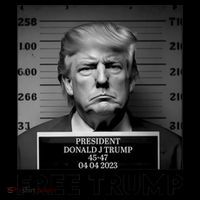 Free Trump Mug Shot Trump Not Guilty MugShot Coffee Mug thumb 5