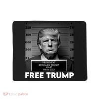 Free Trump Mug Shot Trump Not Guilty MugShot Mousepad thumb 0