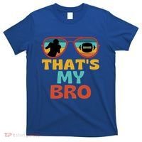 Football Thats My Bro Retro American Football Brother Cute Gift T-Shirt thumb 0