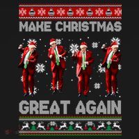 Funny Trump Make Christmas Great Again Ugly Christmas Sweater Xmas Sweatshirt thumb 3