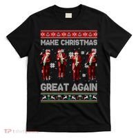 Funny Trump Make Christmas Great Again Ugly Christmas Sweater Xmas T-Shirt thumb 0