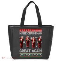 Funny Trump Make Christmas Great Again Ugly Christmas Sweater Xmas Tote Bag thumb 0