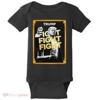 Funny Trump Meme Coin Crypto President Meme Baby Bodysuit thumb 0