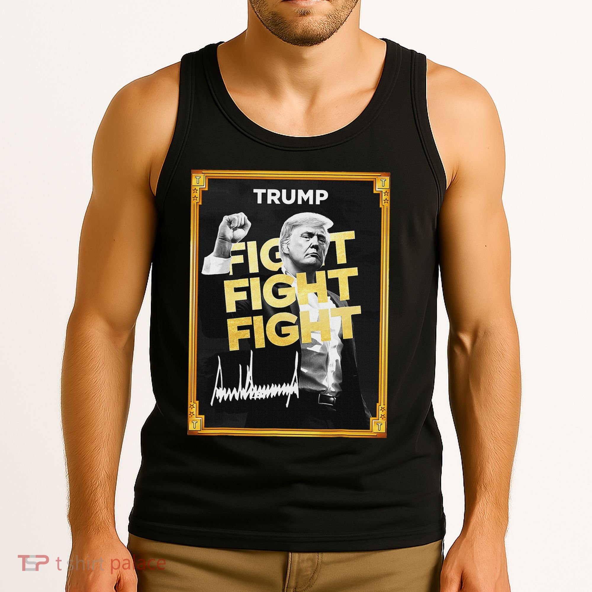 Funny Trump Meme Coin Crypto President Meme Tank Top