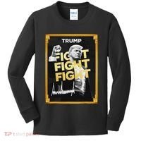 Funny Trump Meme Coin Crypto President Meme Kids Long Sleeve Shirt thumb 0