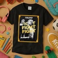 Funny Trump Meme Coin Crypto President Meme Kids T-Shirt thumb 3