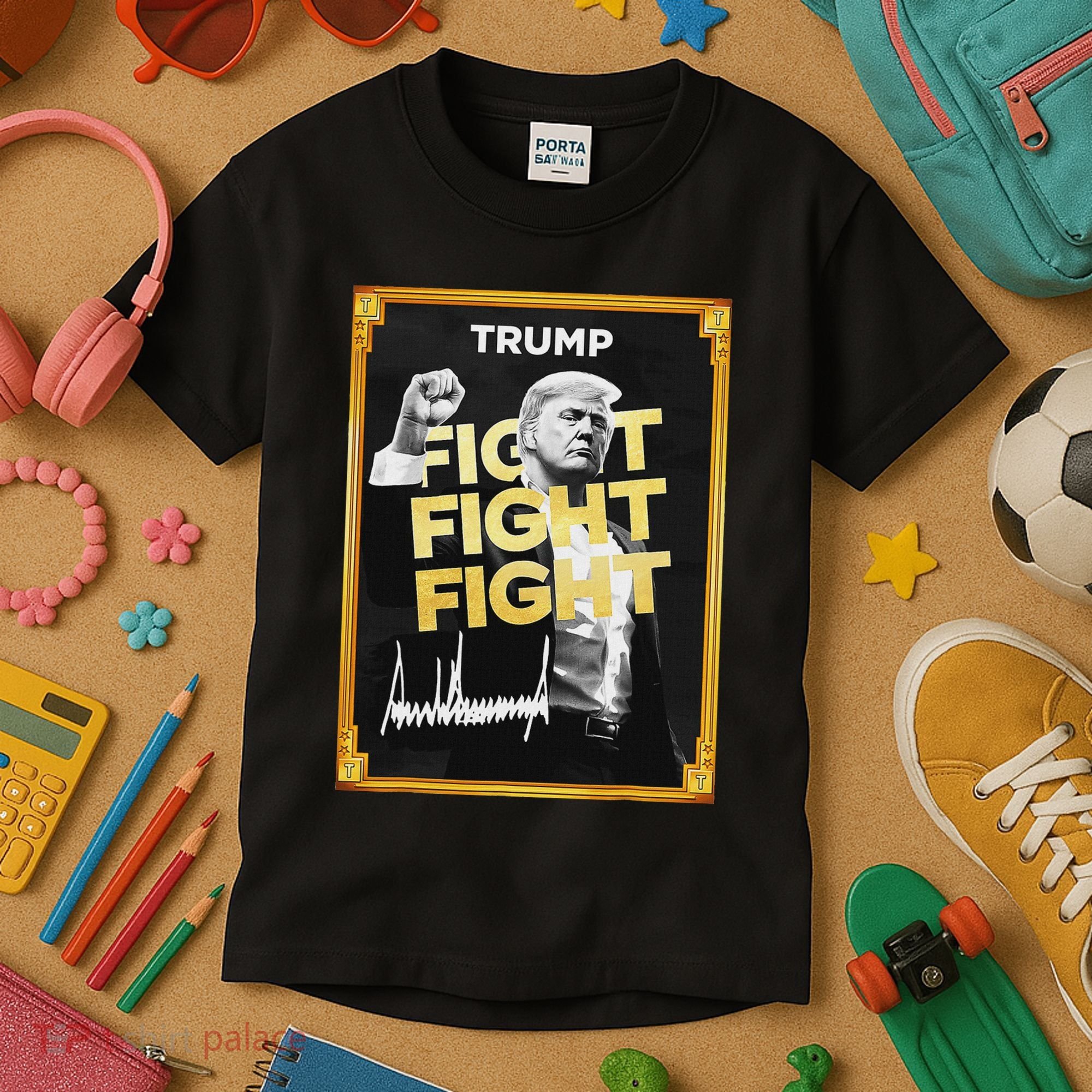 Funny Trump Meme Coin Crypto President Meme Kids T-Shirt
