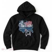 Funny Trump Mexico America Retro Welcome To AmericaS Gulf Hoodie thumb 0