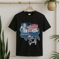 Funny Trump Mexico America Retro Welcome To AmericaS Gulf T-Shirt thumb 2