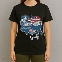 Funny Trump Mexico America Retro Welcome To AmericaS Gulf T-Shirt thumb 4