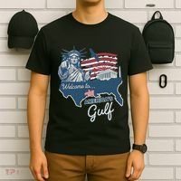 Funny Trump Mexico America Retro Welcome To AmericaS Gulf T-Shirt thumb 6