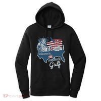 Funny Trump Mexico America Retro Welcome To AmericaS Gulf Women's Hoodie thumb 0