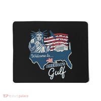 Funny Trump Mexico America Retro Welcome To AmericaS Gulf Mousepad thumb 0