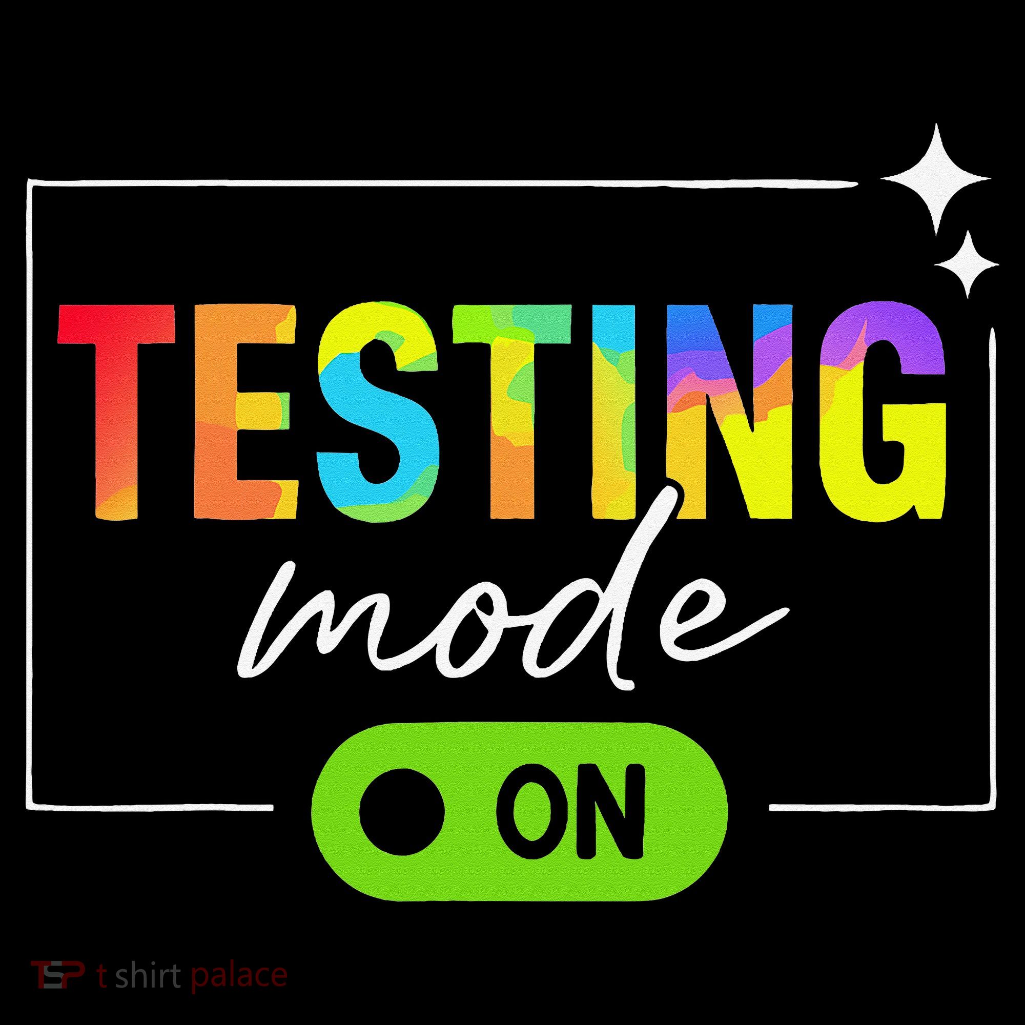 Funny Testing Mode On Motivational Test Day For Teacher Coaster