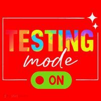 Funny Testing Mode On Motivational Test Day For Teacher Santa Hat thumb 1