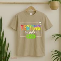 Funny Testing Mode On Motivational Test Day For Teacher T-Shirt thumb 2