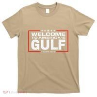 Funny Trump Mexico America Retro Welcome To AmericaS Gulf T-Shirt thumb 0