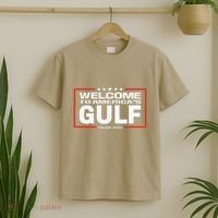 Funny Trump Mexico America Retro Welcome To AmericaS Gulf T-Shirt thumb 2