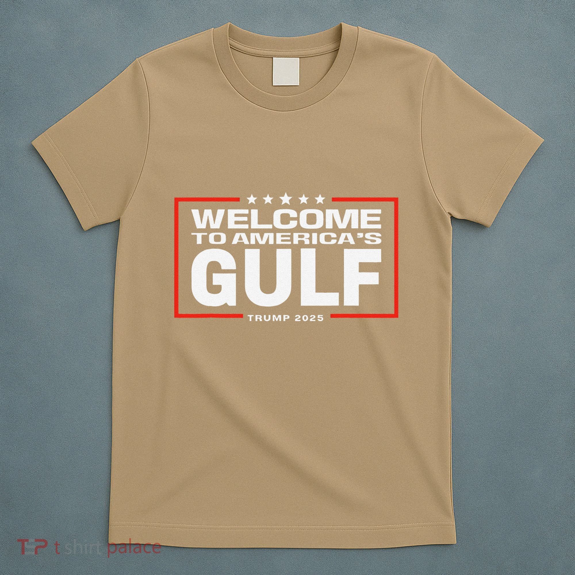 Funny Trump Mexico America Retro Welcome To AmericaS Gulf T-Shirt
