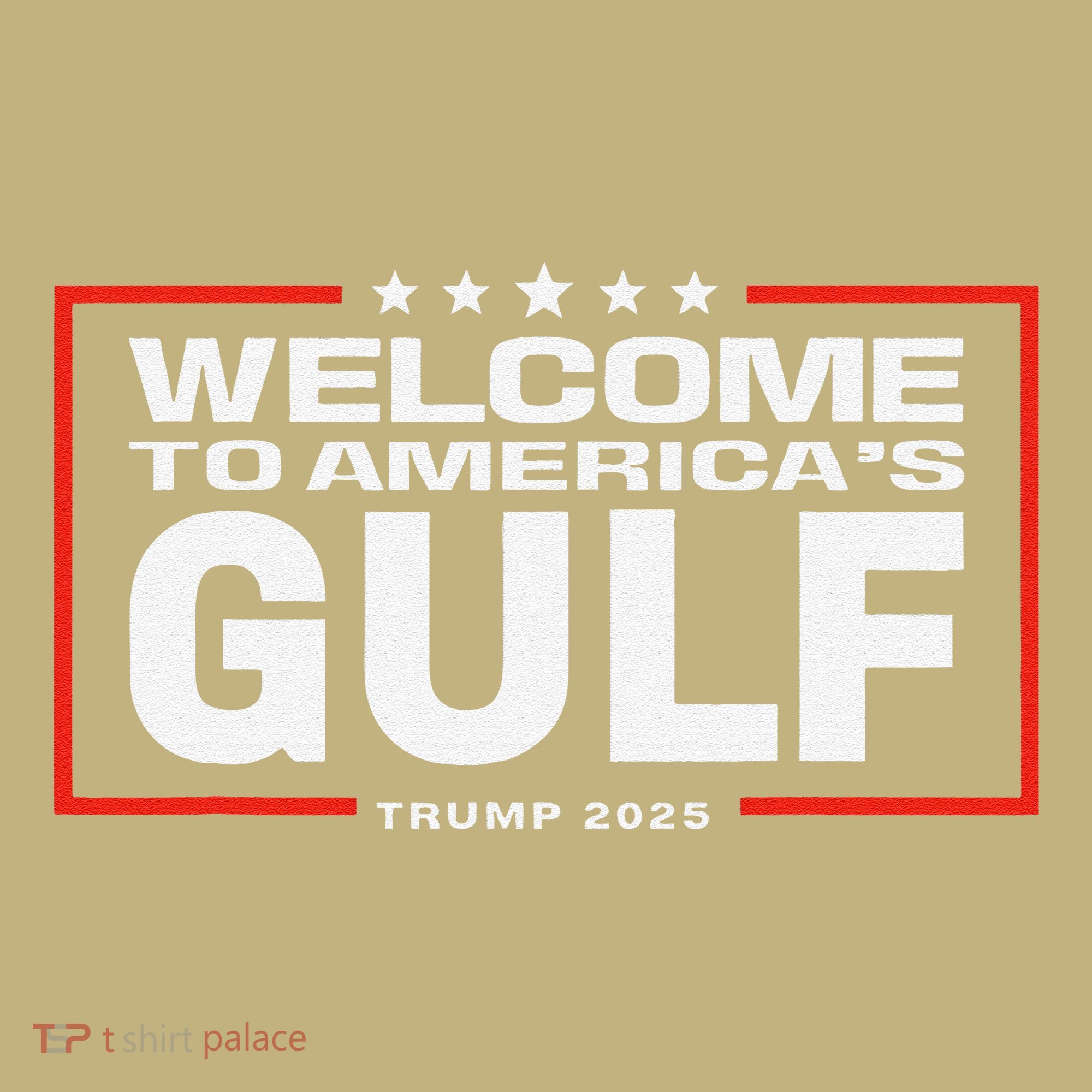 Funny Trump Mexico America Retro Welcome To AmericaS Gulf T-Shirt
