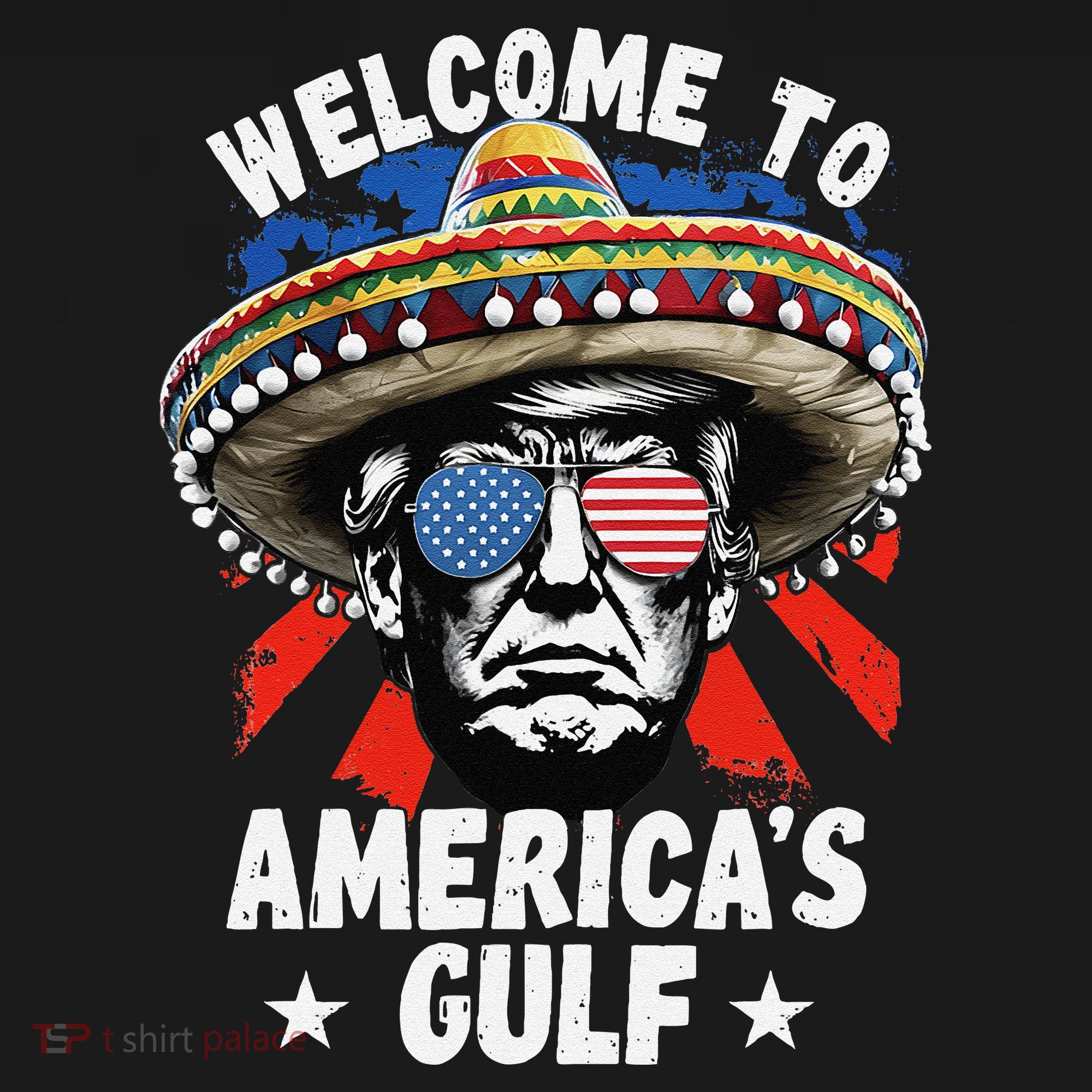 Funny Trump Mexico America Retro Welcome To AmericaS Gulf Women's Hoodie