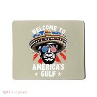 Funny Trump Mexico America Retro Welcome To AmericaS Gulf Mousepad thumb 0