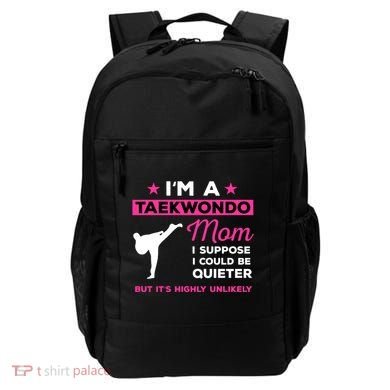Funny Taekwondo Mom Gift Karate Martial Arts Gift Backpack