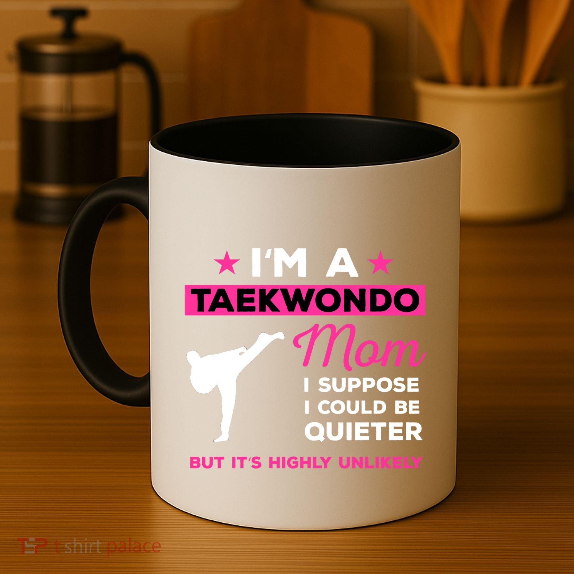 Funny Taekwondo Mom Gift Karate Martial Arts Gift Coffee Mug