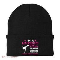 Funny Taekwondo Mom Gift Karate Martial Arts Gift Beanie thumb 0