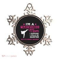 Funny Taekwondo Mom Gift Karate Martial Arts Gift Ornament thumb 0