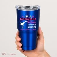 Funny Taekwondo Mom Gift Karate Martial Arts Gift Tumbler thumb 2