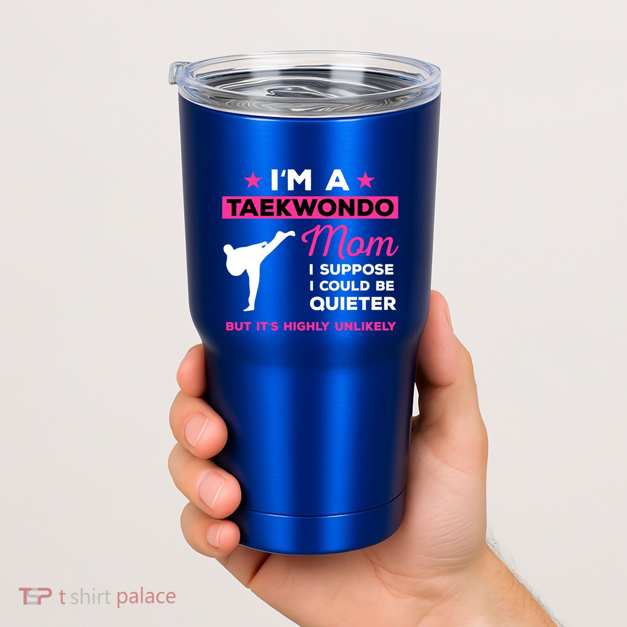 Funny Taekwondo Mom Gift Karate Martial Arts Gift Tumbler