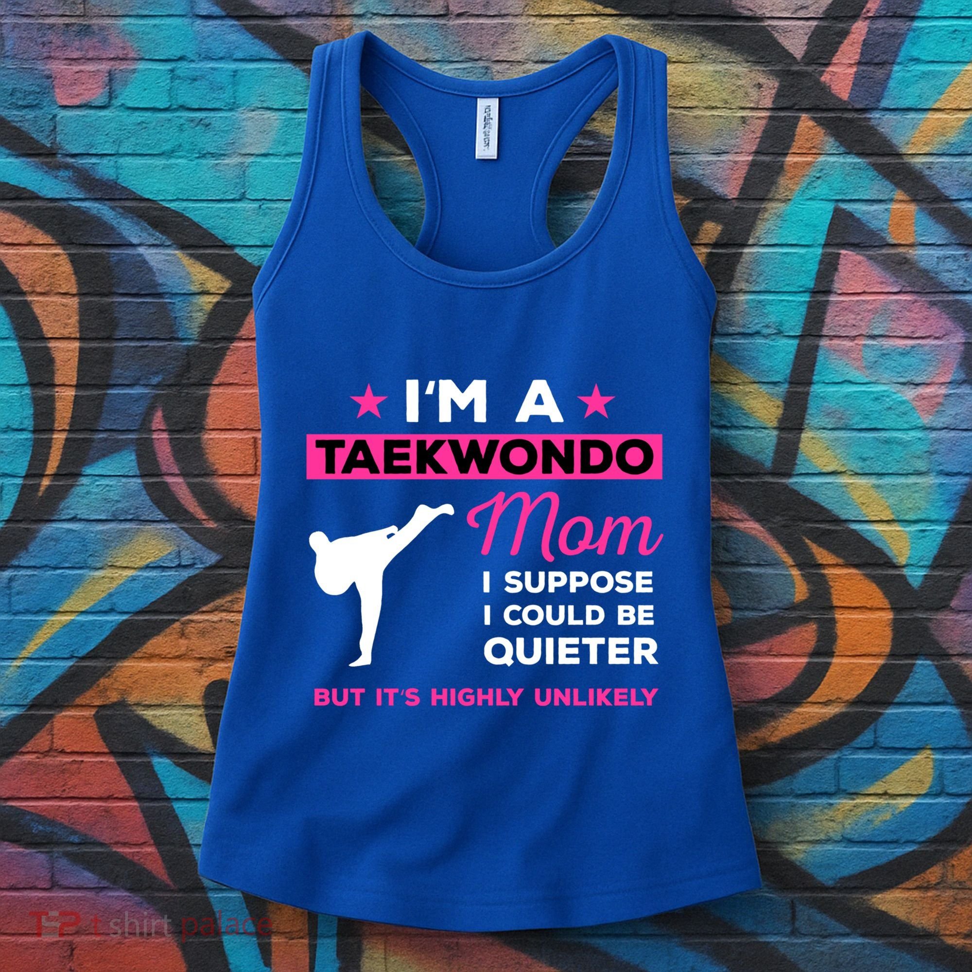 Funny Taekwondo Mom Gift Karate Martial Arts Gift Women's Tank Top