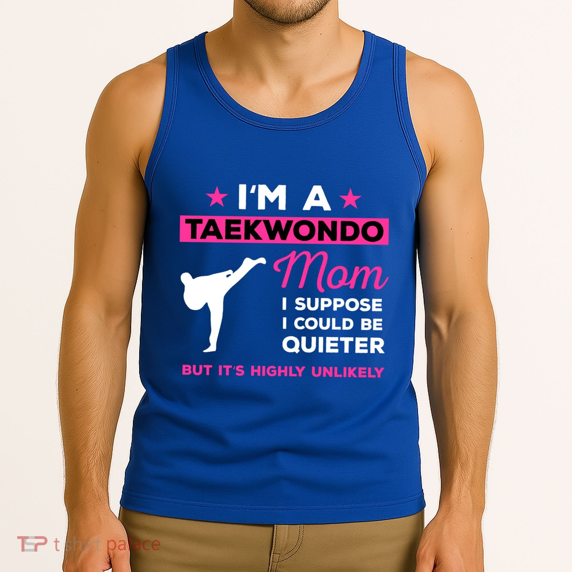 Funny Taekwondo Mom Gift Karate Martial Arts Gift Tank Top