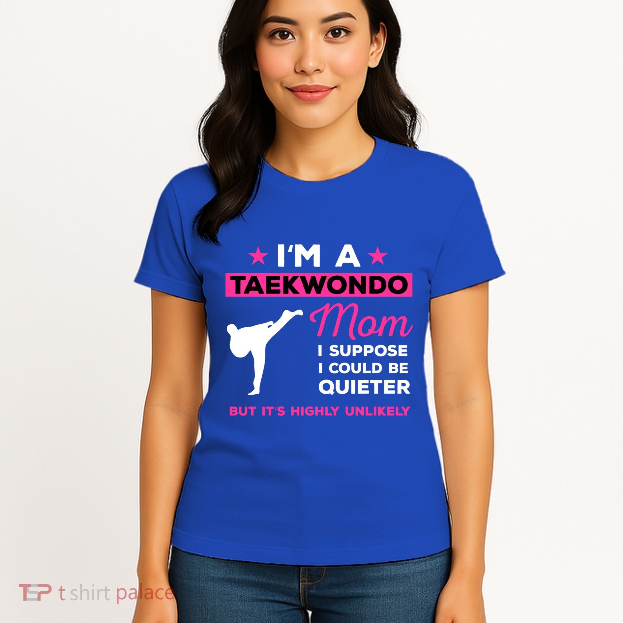 Funny Taekwondo Mom Gift Karate Martial Arts Gift Women's T-Shirt