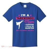 Funny Taekwondo Mom Gift Karate Martial Arts Gift Kids T-Shirt thumb 0