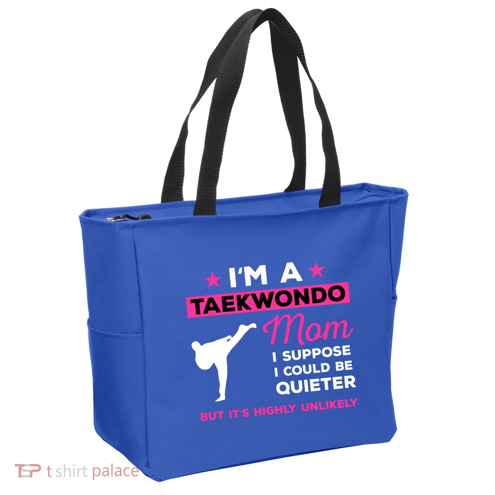 Funny Taekwondo Mom Gift Karate Martial Arts Gift Tote Bag