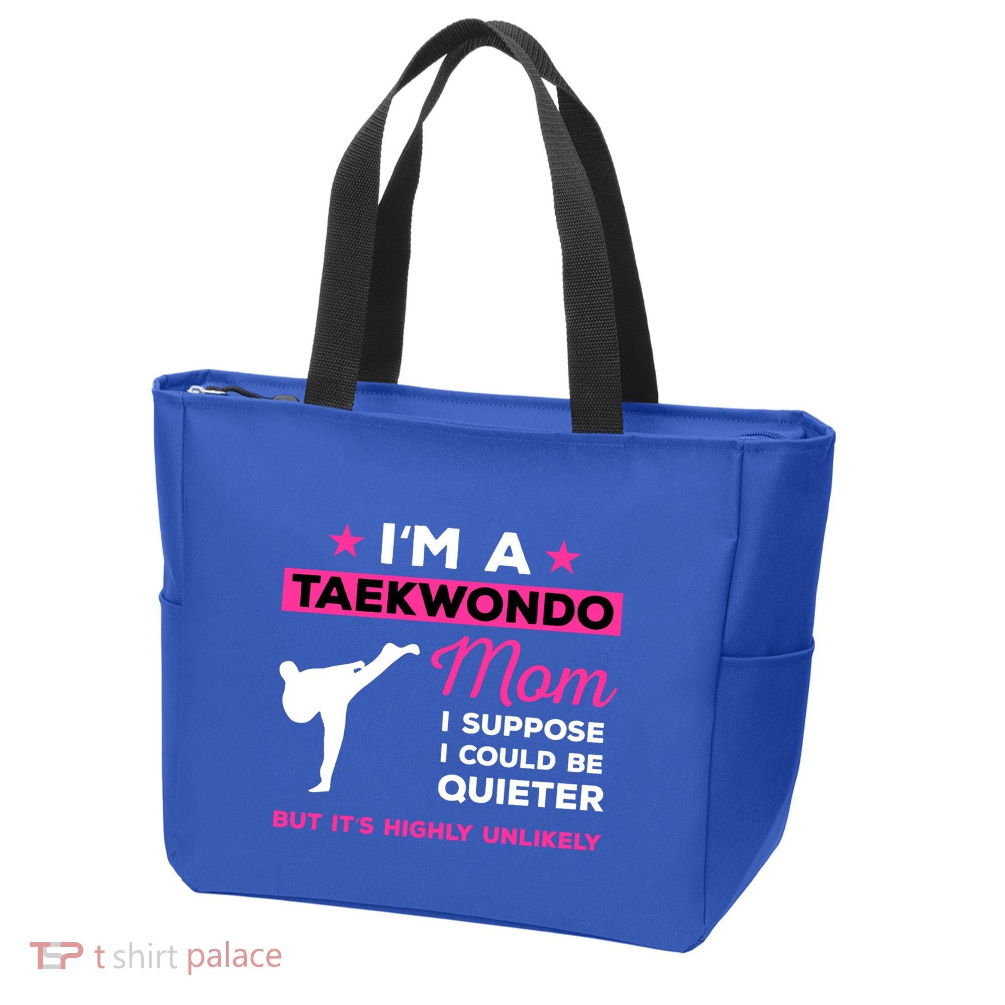 Funny Taekwondo Mom Gift Karate Martial Arts Gift Tote Bag