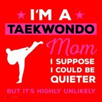 Funny Taekwondo Mom Gift Karate Martial Arts Gift Santa Hat thumb 1